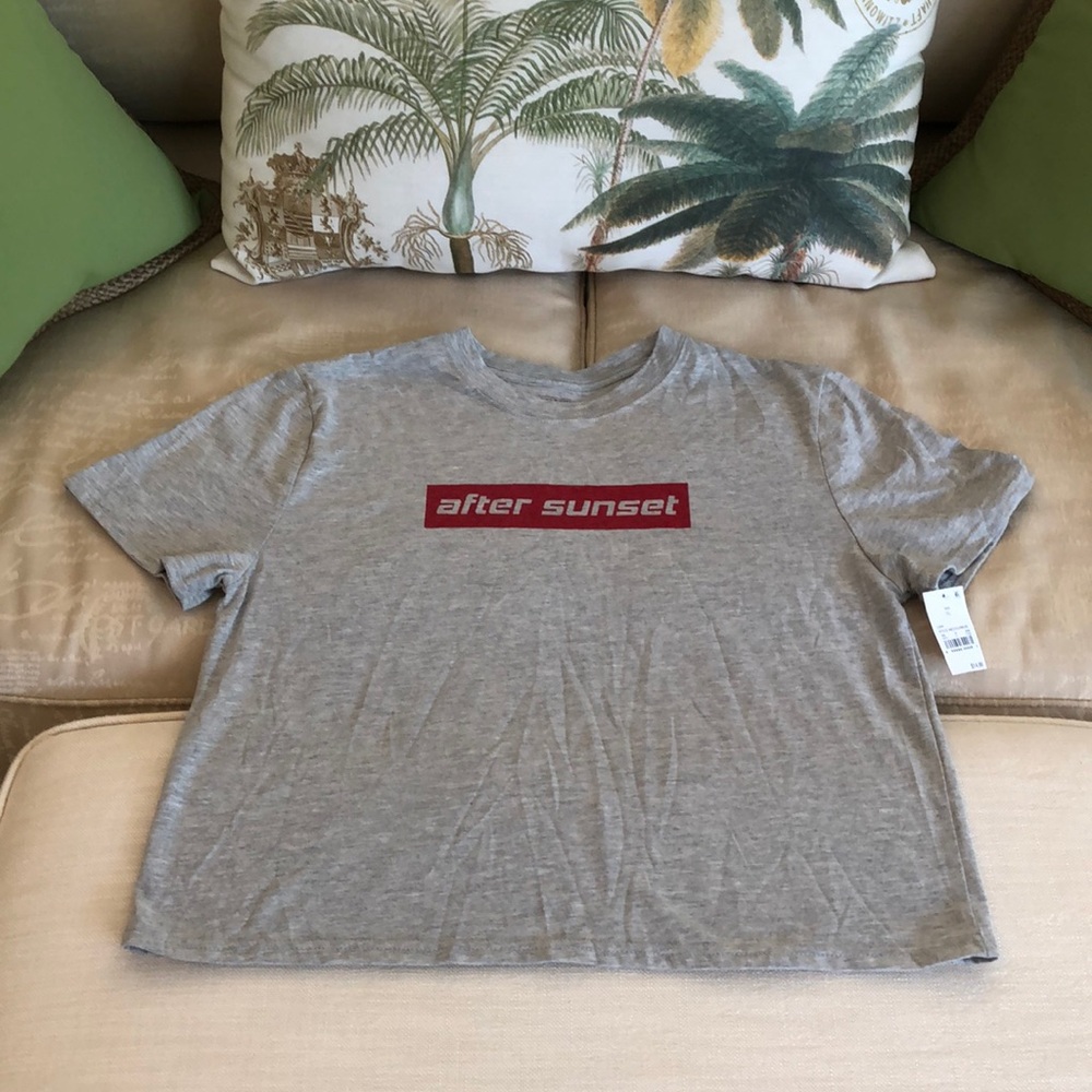Mighty Fine Short Sleeve Crop Top/ Size:XL